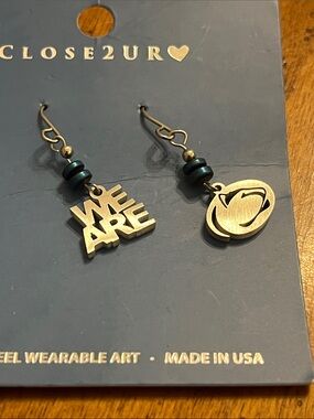 CLOSE2UR❤ We Are/Lion Logo Earrings